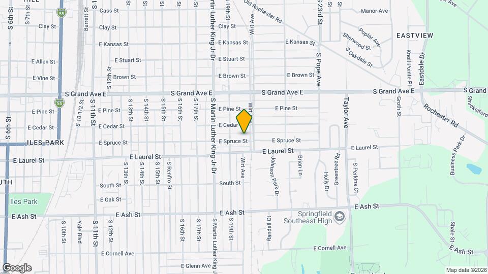 1929 E Spruce St Map and Location Details