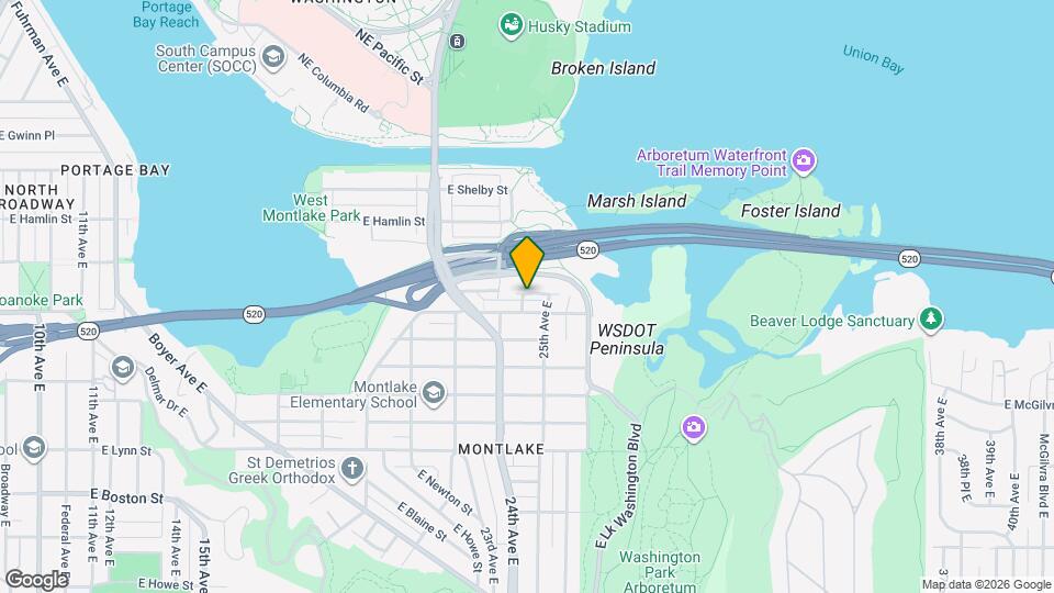 2610 Glenwilde Pl E Map and Location Details