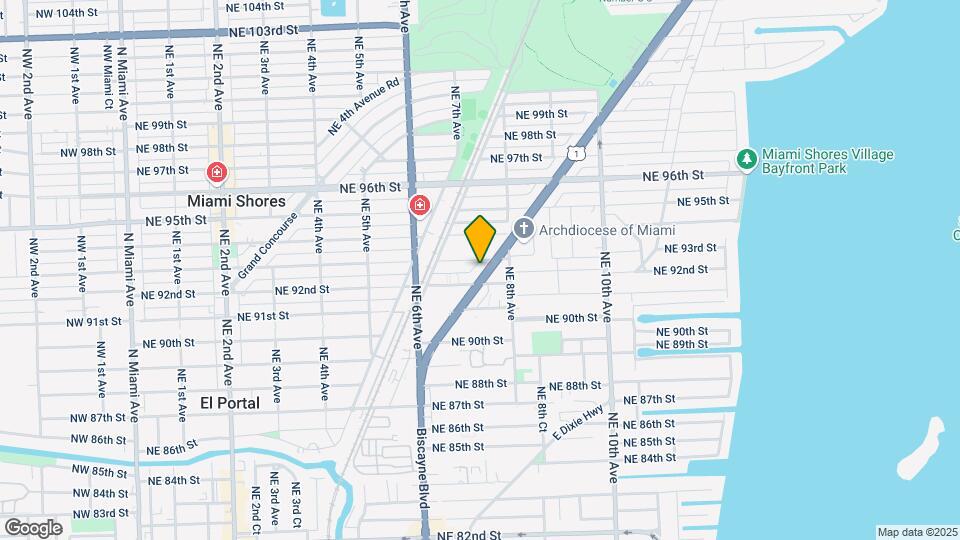 9218 Biscayne Blvd Mapa y Detalles de la Ubicación