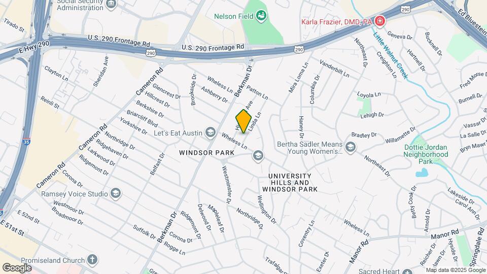 6204 Linda Ln Map and Location Details