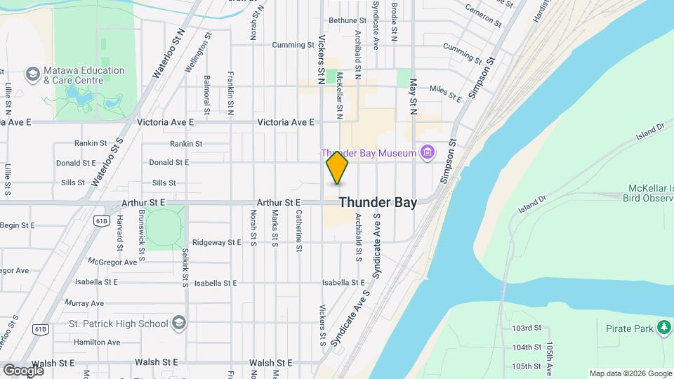 229 McKellar St S Map and Location Details