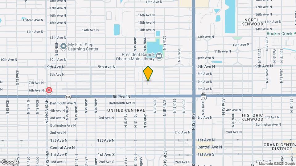 3864 7th Ave N, Unit A Map and Location Details