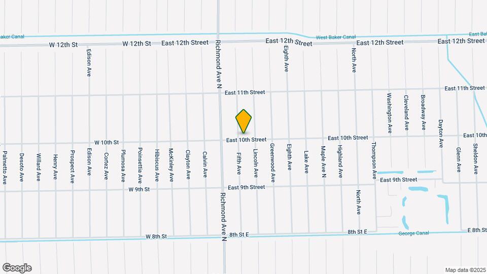 501 East 10th Street Map and Location Details