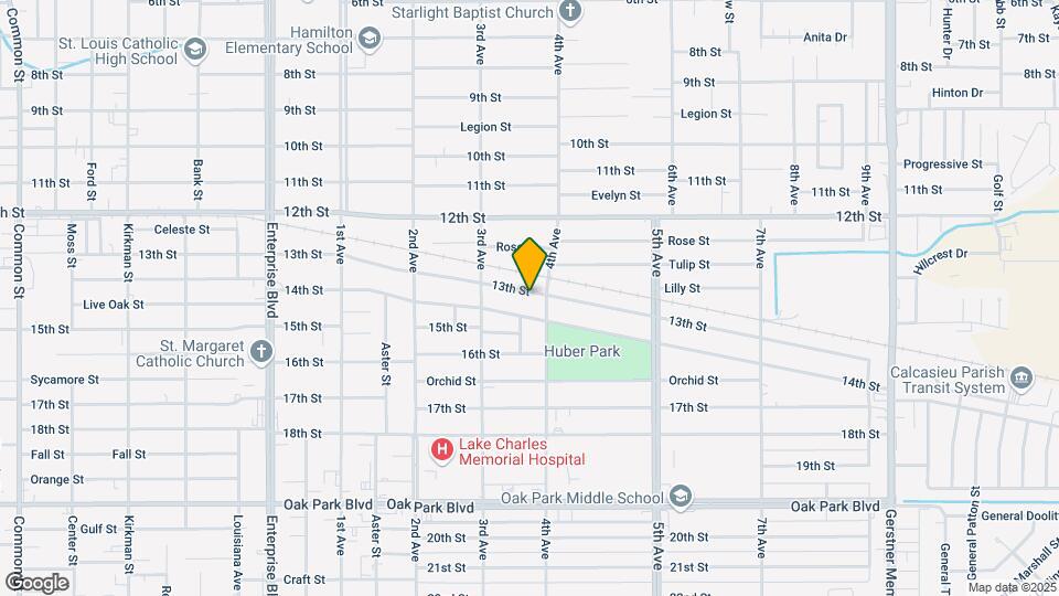1906 13th St Map and Location Details