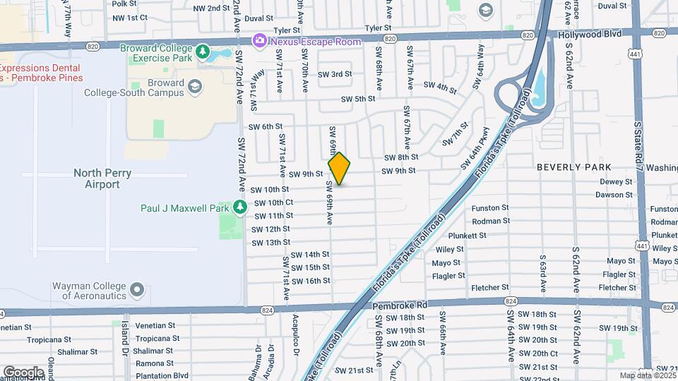 6844 SW 10th St Mapa y Detalles de la Ubicación