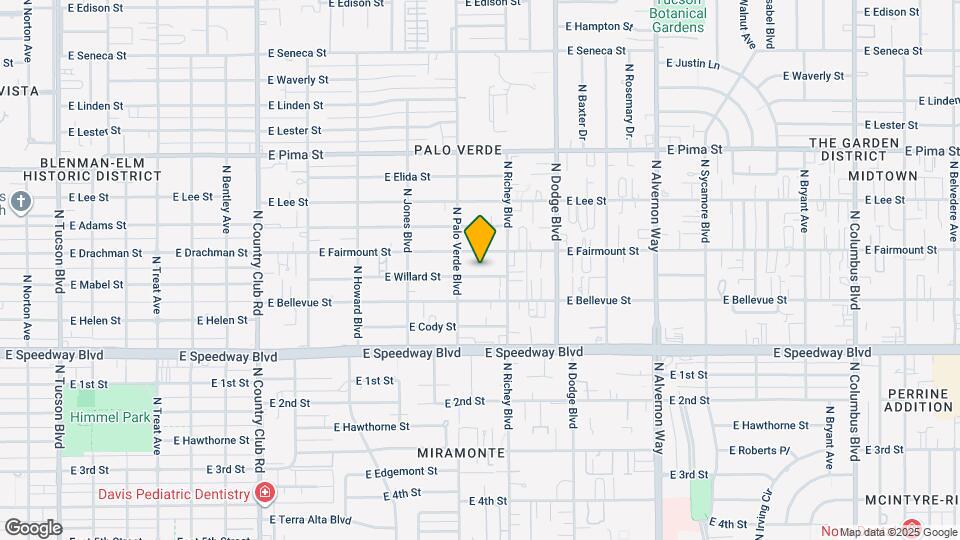 3525 E Willard St Map and Location Details