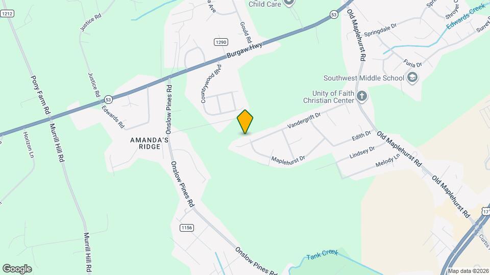 503 Maplehurst Dr Map and Location Details