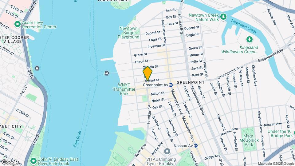154 Franklin St Map and Location Details