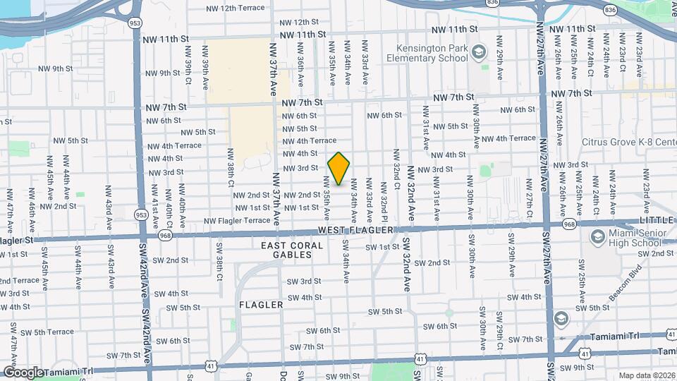 3445 NW 2nd St Map and Location Details