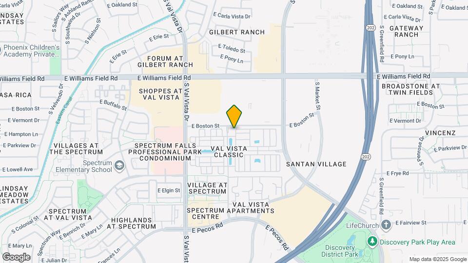 2628 S Voyager Dr Map and Location Details