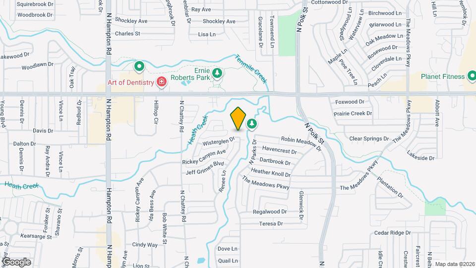 608 Wisterglen Dr Mapa y Detalles de la Ubicación