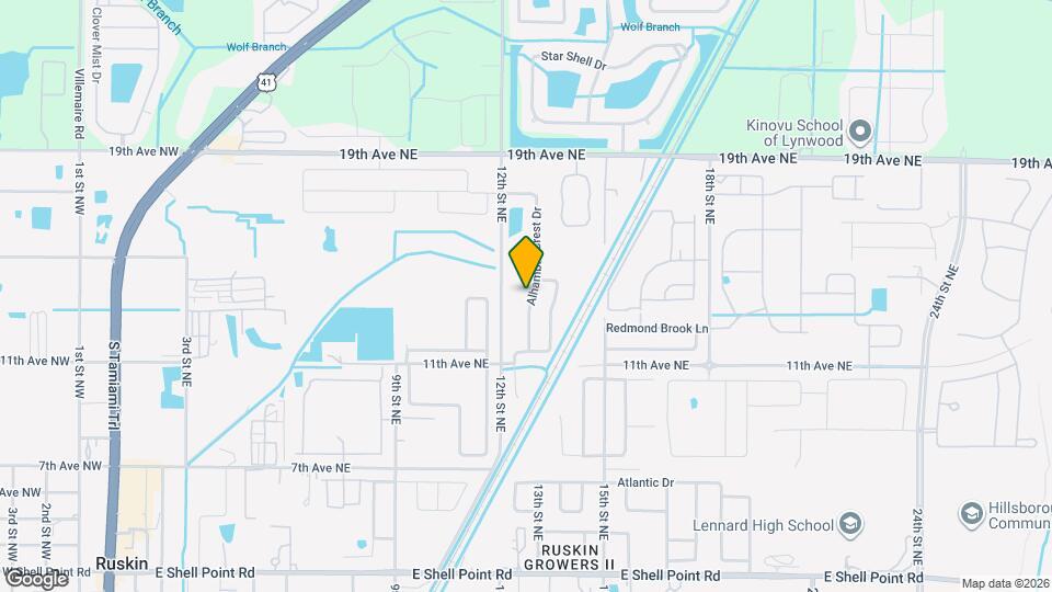 1304 Alhambra Crest Dr Map and Location Details