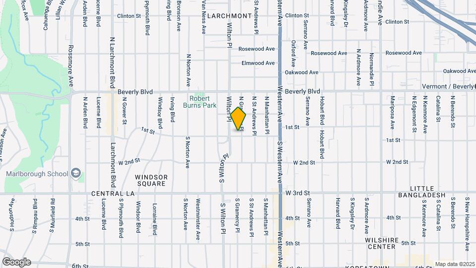4653 W 1st St Map and Location Details