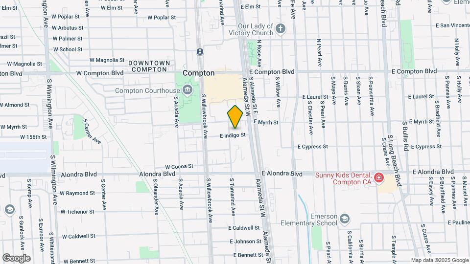211 E Indigo St Map and Location Details