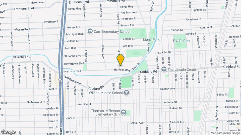 750 Harrison Blvd Map and Location Details