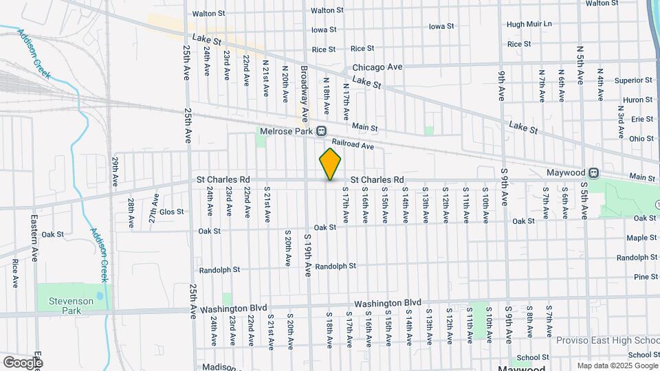 1712 W St Charles Rd Mapa y Detalles de la Ubicación