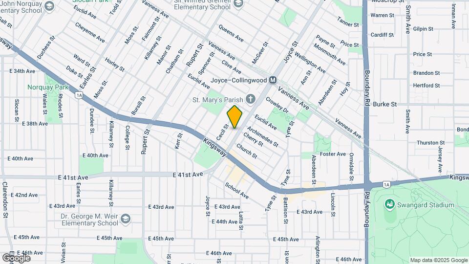 5427 Joyce St Map and Location Details