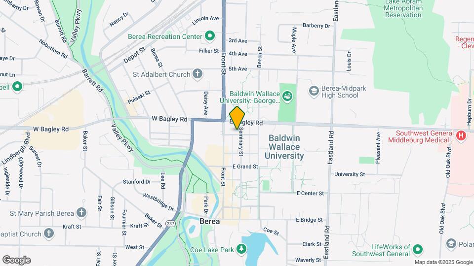 205 Seminary St Map and Location Details