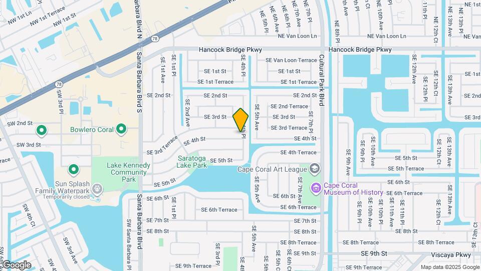 413 SE 4th St Map and Location Details