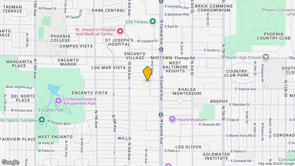 115 W Holcomb Ln Map and Location Details
