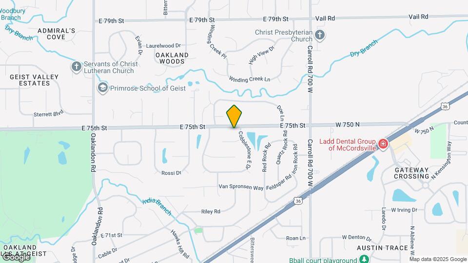 12403 E 75th St Map and Location Details