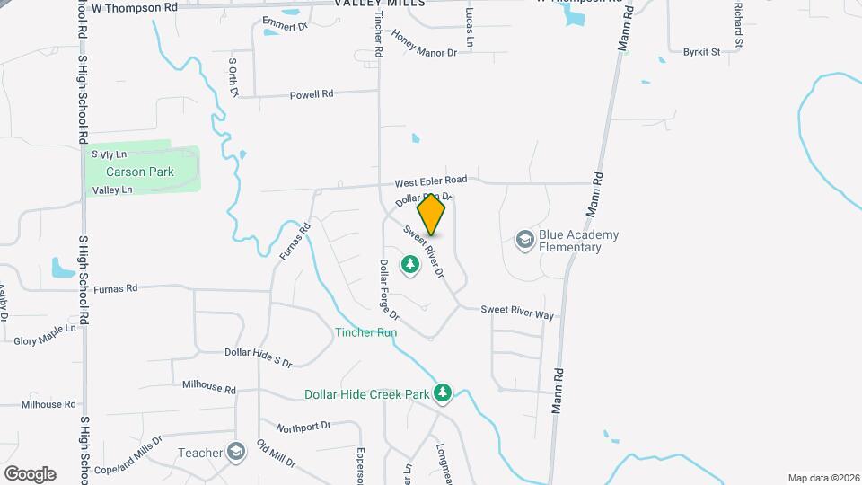 5617 Sweet River Dr Map and Location Details