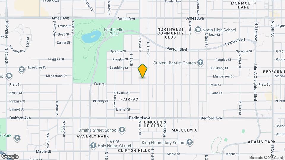 3717 N 42nd St Map and Location Details