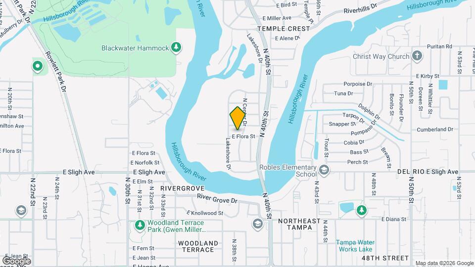 3710 E Flora St Map and Location Details