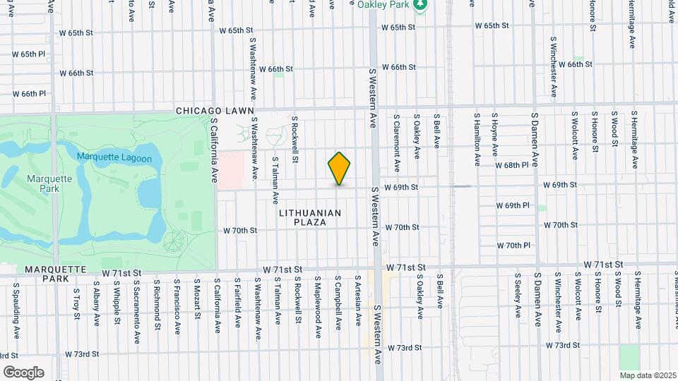 2457 W 69th St Map and Location Details