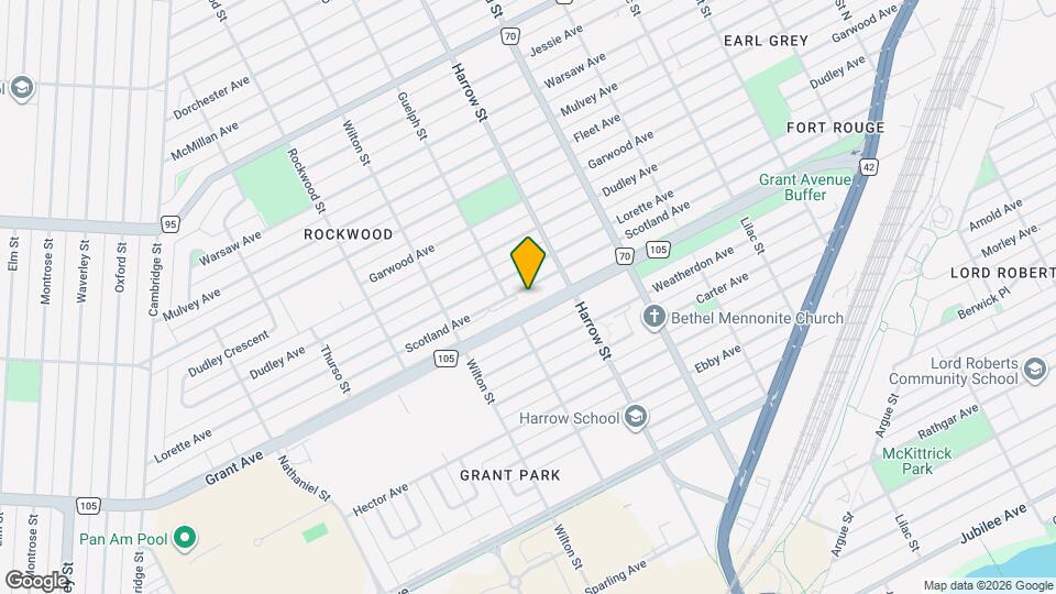 1015 Grant Av Map and Location Details