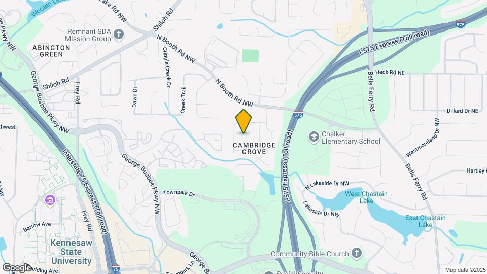 3517 Ethridge Ln NW Map and Location Details