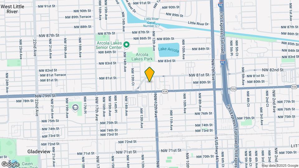 7940 NW 12th Ct-Unit -B Mapa y Detalles de la Ubicación