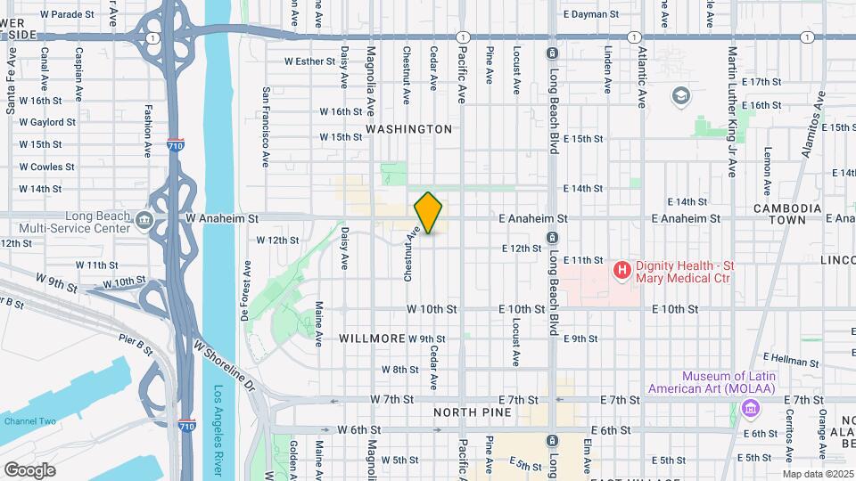 1217 Cedar Ave Mapa y Detalles de la Ubicación