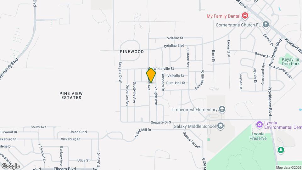 2561 Sedgefield Ave Map and Location Details