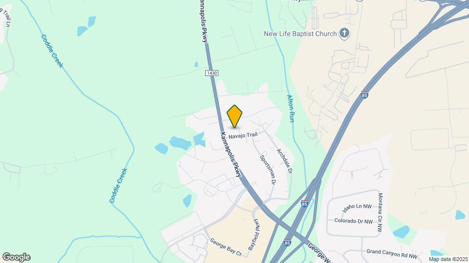 5950 Navajo Trail Map and Location Details