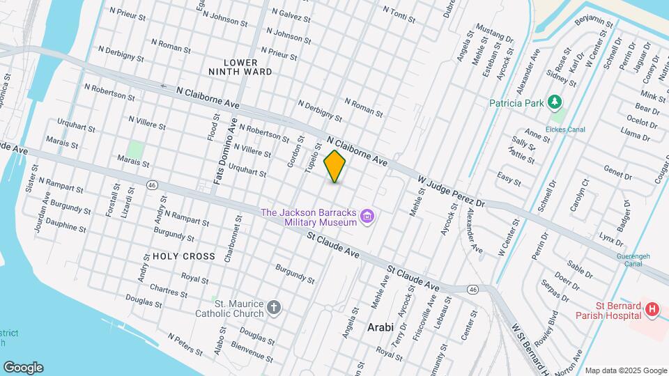 1332-1334 Tricou St Map and Location Details