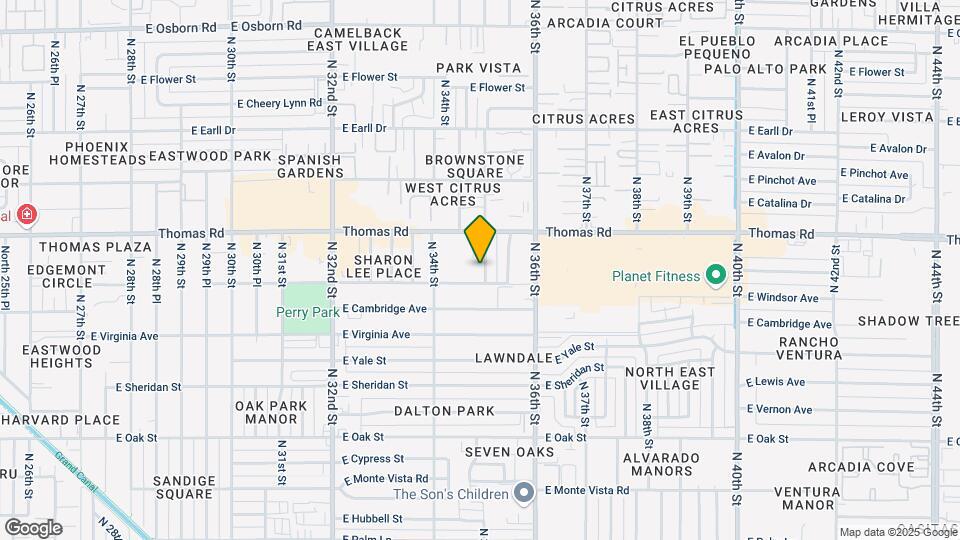 2812 N 35th St Map and Location Details