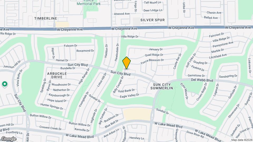 2832 Billy Casper Dr Map and Location Details
