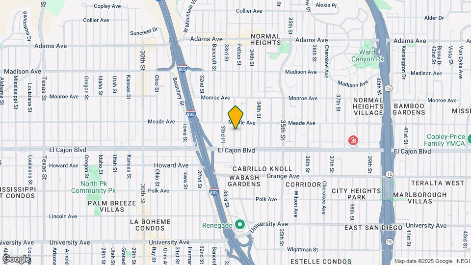 4365 33rd St Map and Location Details