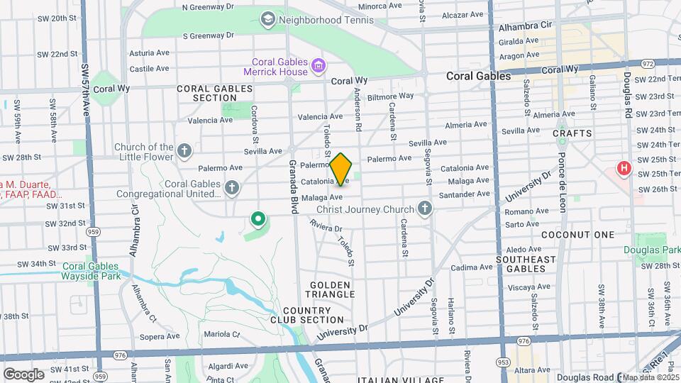 829 Malaga Ave Map and Location Details