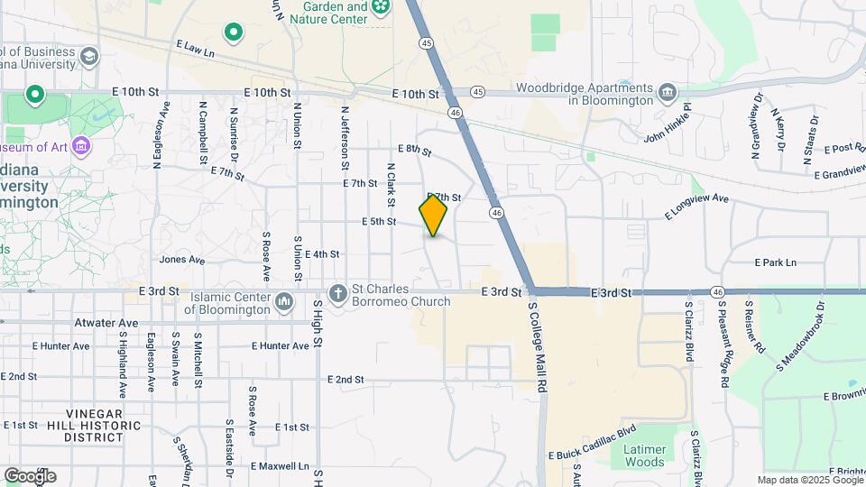107 S Hillsdale Dr Map and Location Details