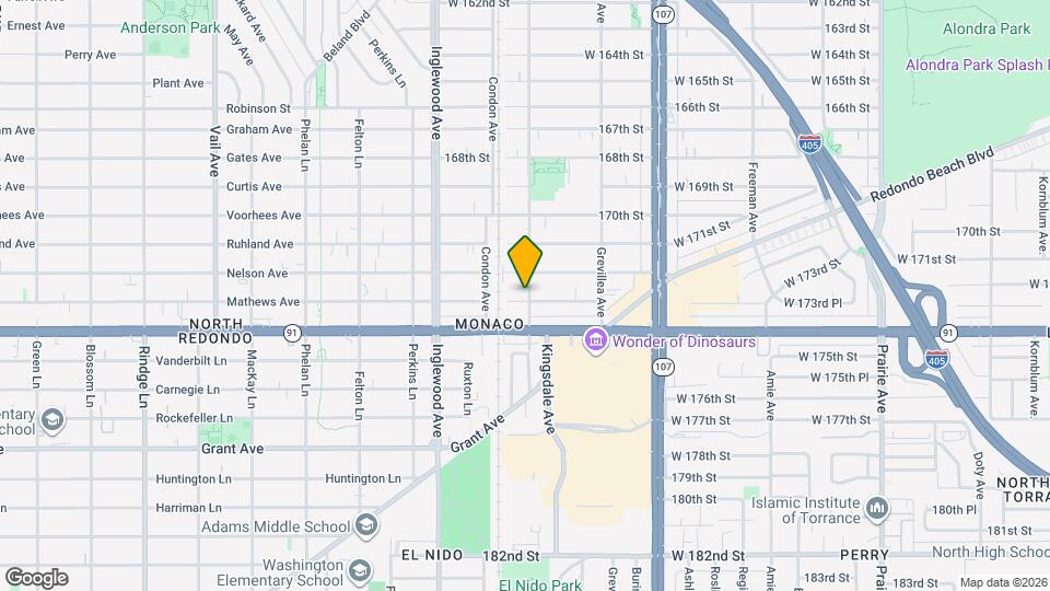 4601 W 173rd St Map and Location Details