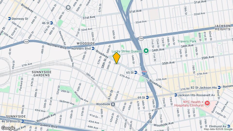 34-43 60th St Map and Location Details