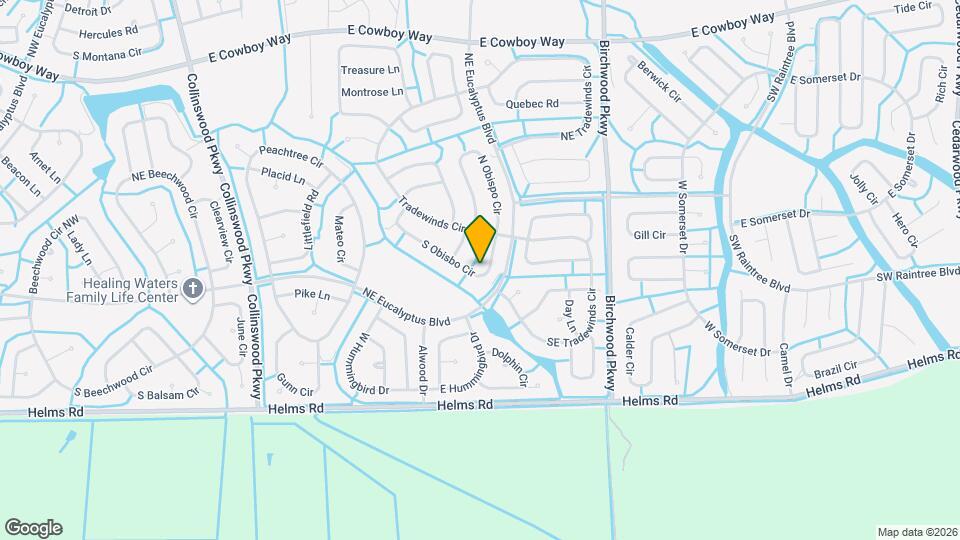 5028 S Obispo Cir Map and Location Details