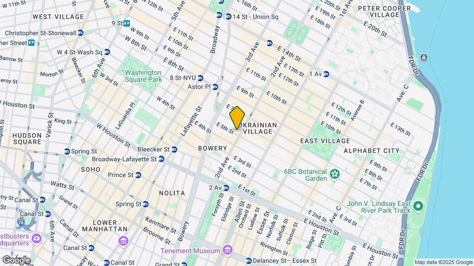 239 E 5th St Mapa y Detalles de la Ubicación