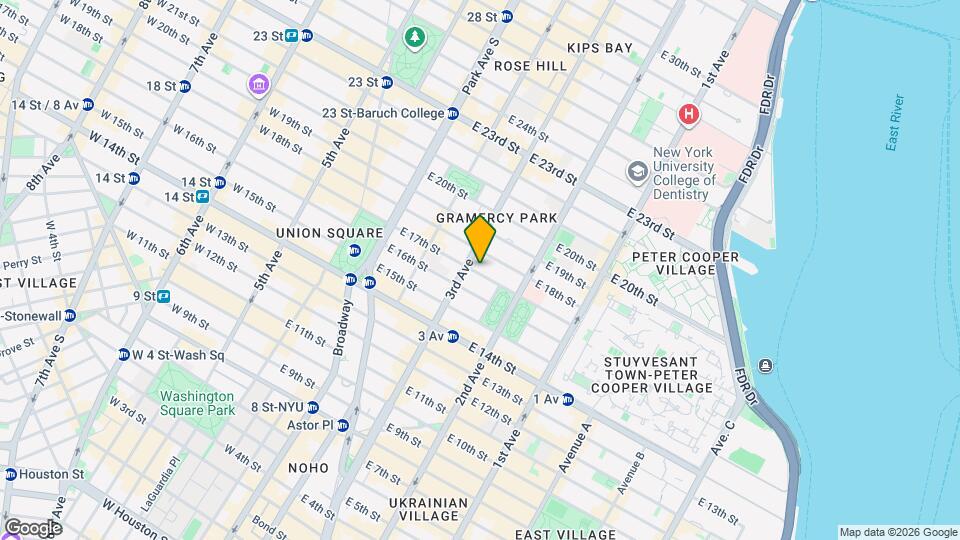 205 E 17th St Map and Location Details