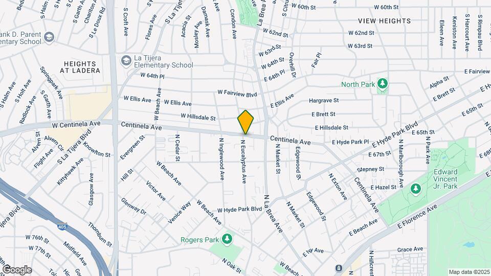 1139 Centinela Ave Map and Location Details