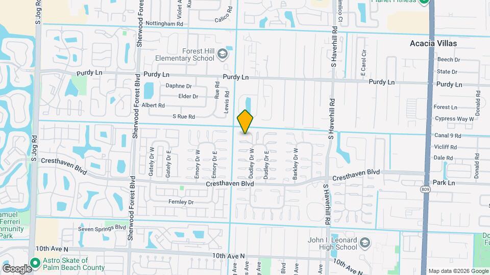 2557 Dudley Dr W Map and Location Details