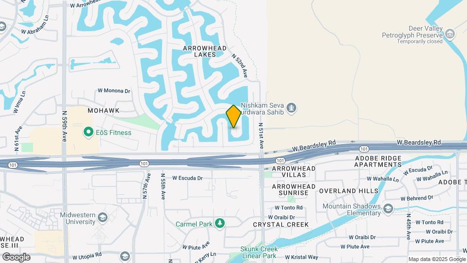 20364 N 52nd Ave Map and Location Details