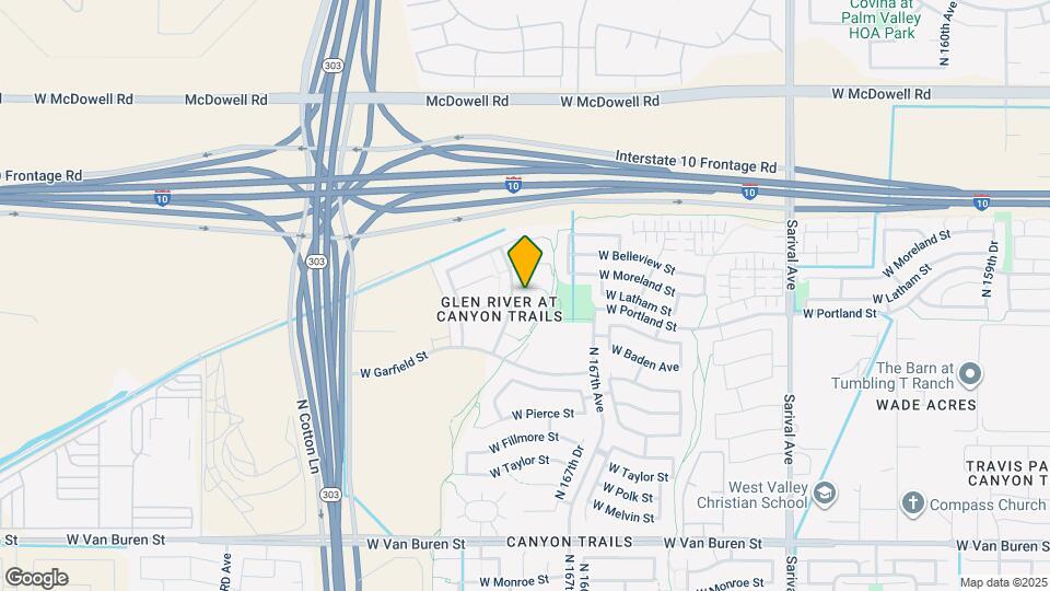 16815 W Portland St Map and Location Details